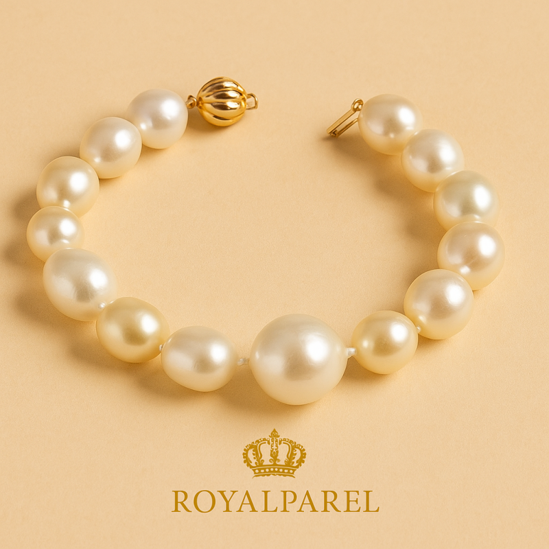 Zeewater parel armband