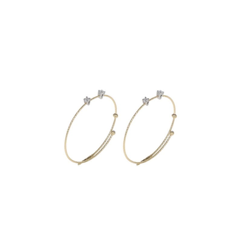 18 karaat Perfect oorbellen met diamanten