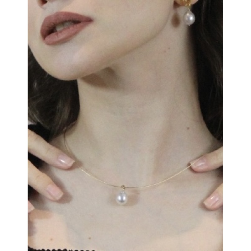 18 karaat witte zuidzee parel hanger