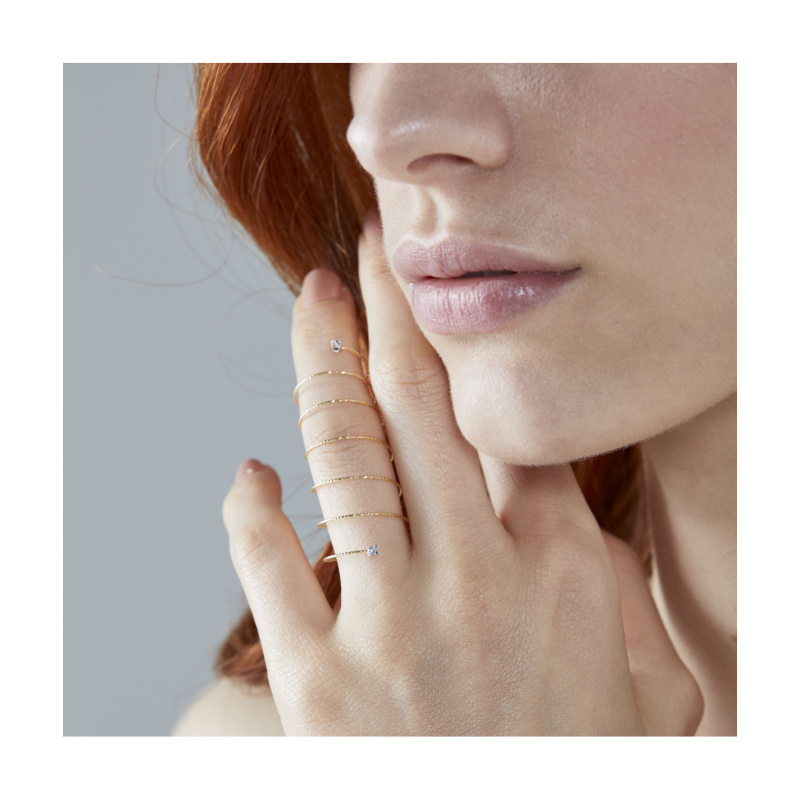 18 karaat diamanten ring